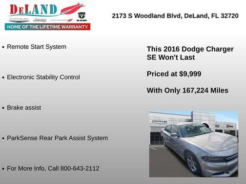 Billet Clearcoat 2016 Dodge Charger SE