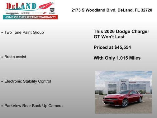Redeye 2026 Dodge Charger R/T