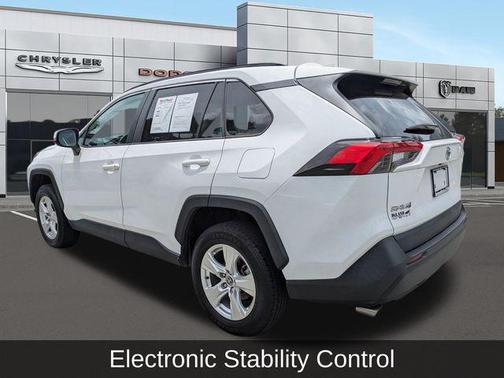 Super White 2021 Toyota RAV4 XLE