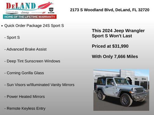 2024 Jeep Wrangler Sport S