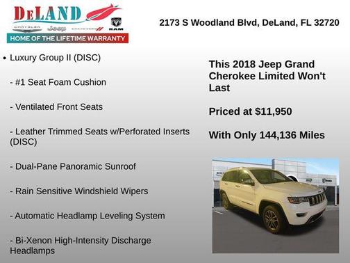 2018 Jeep Grand Cherokee Limited