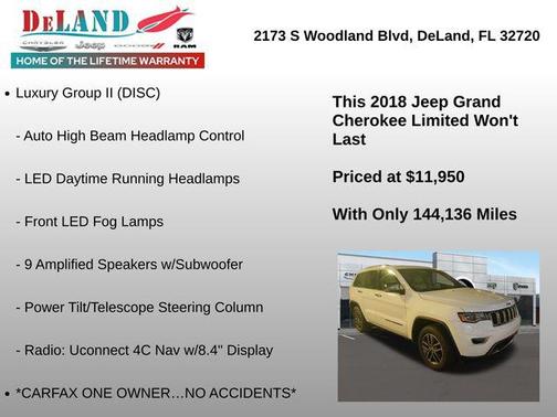 2018 Jeep Grand Cherokee Limited