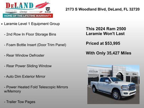 2024 RAM 2500 Laramie Crew Cab 4x4 6'4' Box