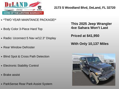 2025 Jeep Wrangler 4xe Sahara