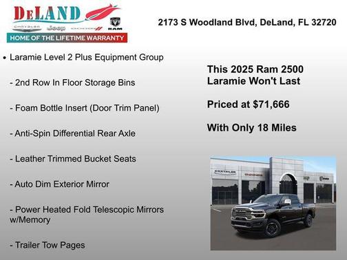 2025 RAM 2500 Laramie Crew Cab 4x4 6'4' Box