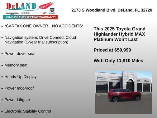 Ruby Flare Pearl 2025 Toyota Grand Highlander Hybrid Limited MAX