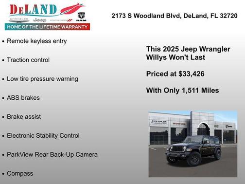 2025 Jeep Wrangler Willys