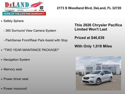 2026 Chrysler Pacifica Limited