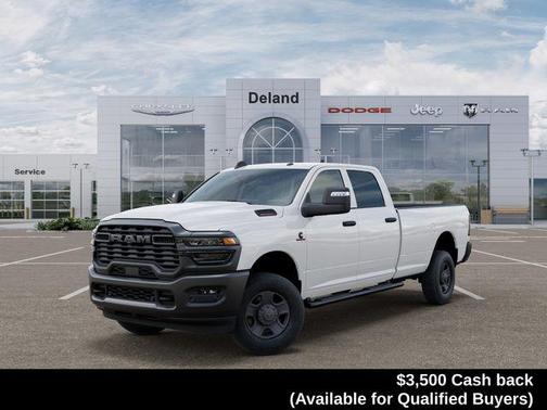 Bright White Clearcoat 2026 RAM 2500 Tradesman Crew Cab 4x4 8' Box
