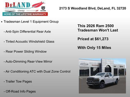 2026 RAM 2500 Tradesman Crew Cab 4x4 8' Box