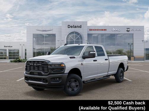 Bright White Clearcoat 2026 RAM 2500 Tradesman Crew Cab 4x4 8' Box