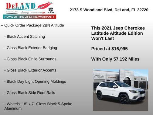 2021 Jeep Cherokee Altitude