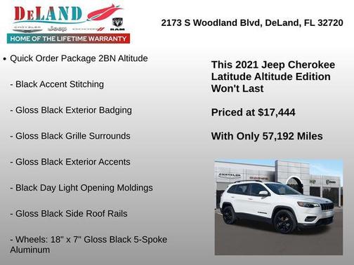 2021 Jeep Cherokee Altitude