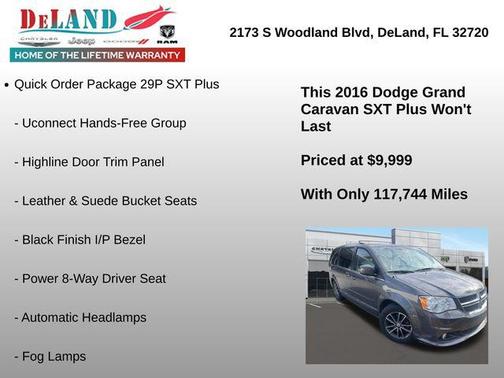 Granite Crystal Metallic Clearcoat 2016 Dodge Grand Caravan SXT