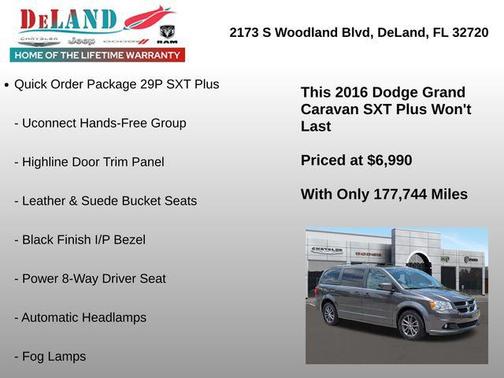 Granite Crystal Metallic Clearcoat 2016 Dodge Grand Caravan SXT