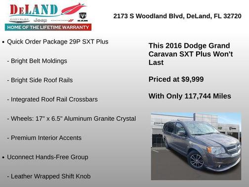 Granite Crystal Metallic Clearcoat 2016 Dodge Grand Caravan SXT