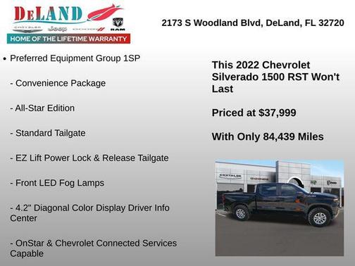 Black 2022 Chevrolet Silverado 1500 Limited RST