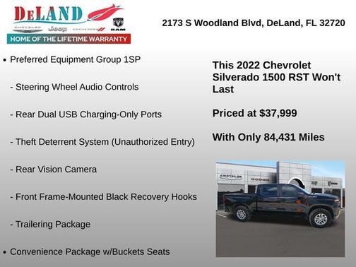 Black 2022 Chevrolet Silverado 1500 Limited RST