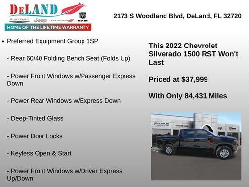 Black 2022 Chevrolet Silverado 1500 Limited RST