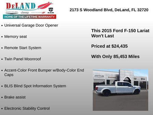 2015 Ford F-150 Lariat