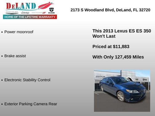 2013 Lexus ES 350 Base