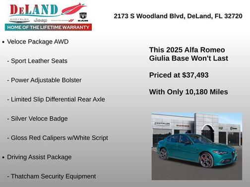 2025 Alfa Romeo Giulia AWD