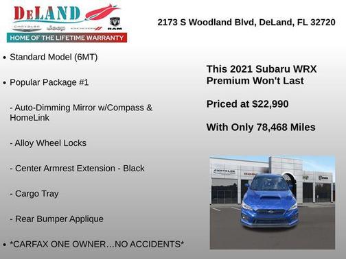2021 Subaru WRX Premium
