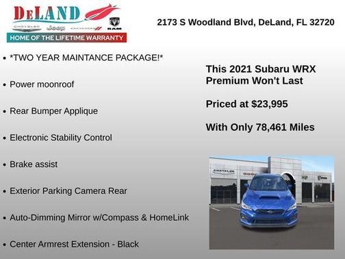 2021 Subaru WRX Premium