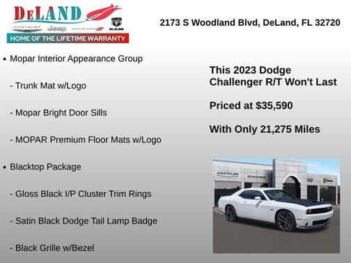 White Knuckle Clearcoat 2023 Dodge Challenger R/T