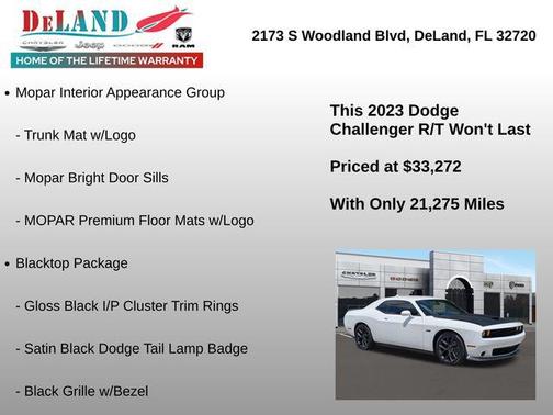 White Knuckle Clearcoat 2023 Dodge Challenger R/T