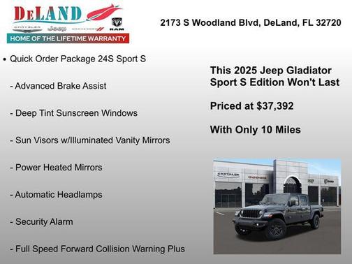 2025 Jeep Gladiator Sport S