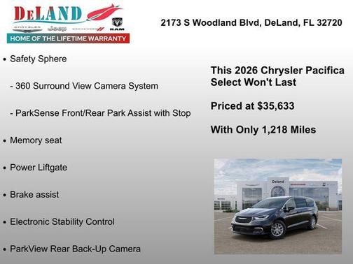 Diamond Black Crystal Pearlcoat 2026 Chrysler Pacifica L