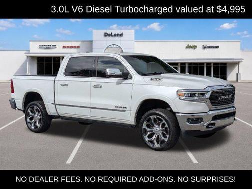 Ivory White Tri-Coat Pearlcoat 2020 RAM 1500 Limited