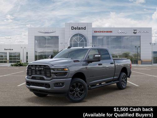 Ceramic Gray Clearcoat 2026 RAM 3500 Big Horn Crew Cab 4x4 6'4' Box