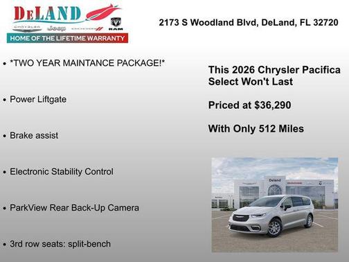 Silver Mist Clearcoat 2026 Chrysler Pacifica L