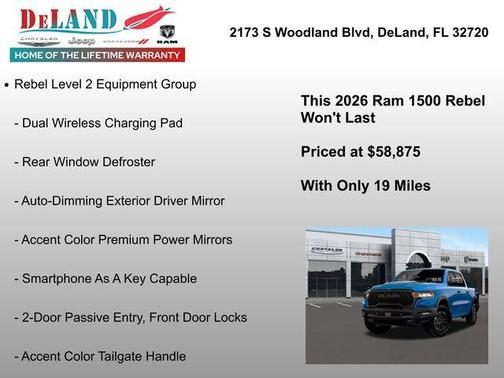 2026 RAM 1500 Rebel