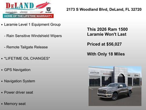 2026 RAM 1500 Laramie