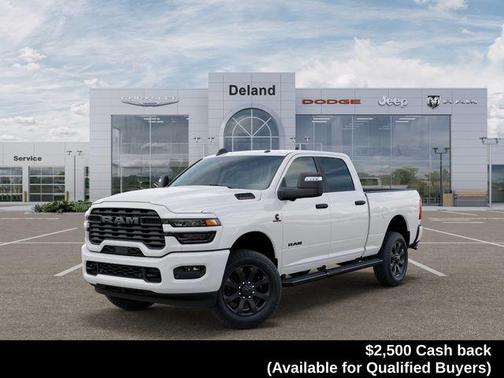Bright White Clearcoat 2026 RAM 3500 Big Horn Crew Cab 4x4 6'4' Box