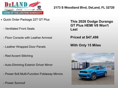 2026 Dodge Durango GT Plus