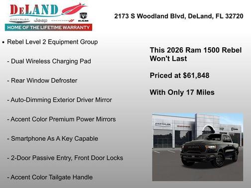 2026 RAM 1500 Rebel