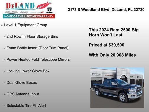 2024 RAM 2500 Big Horn Crew Cab 4x4 6'4' Box