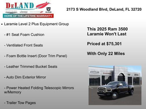 2025 RAM 3500 Laramie Mega Cab 4x4 6'4' Box