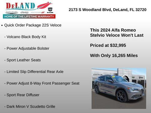 2024 Alfa Romeo Stelvio Veloce AWD