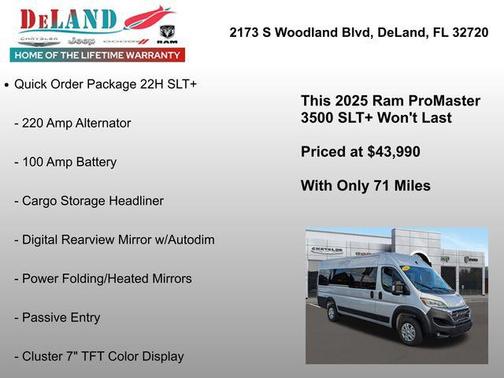 2025 RAM ProMaster 3500 High Roof