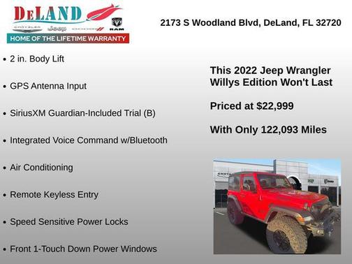 2022 Jeep Wrangler Willys
