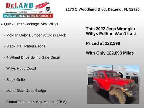 2022 Jeep Wrangler Willys