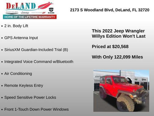 2022 Jeep Wrangler Willys
