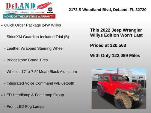 2022 Jeep Wrangler Willys