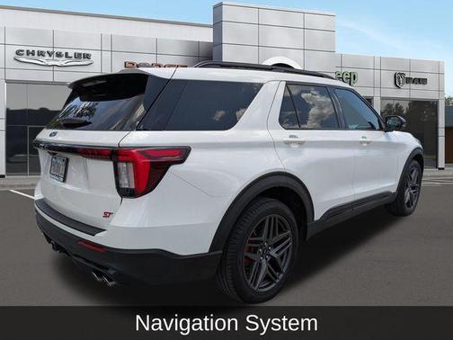 Star White Metallic Tri-Coat 2025 Ford Explorer ST
