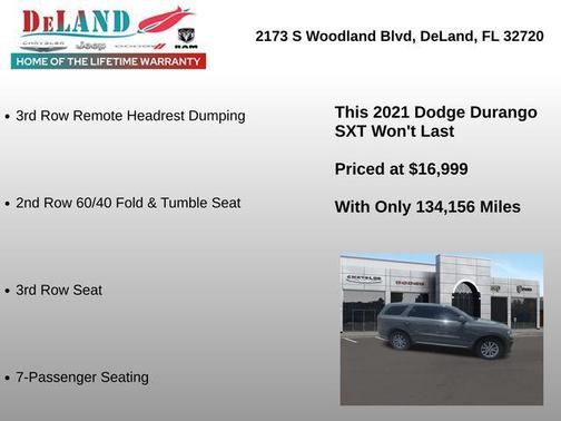 Destroyer Gray Clearcoat 2021 Dodge Durango SXT RWD
